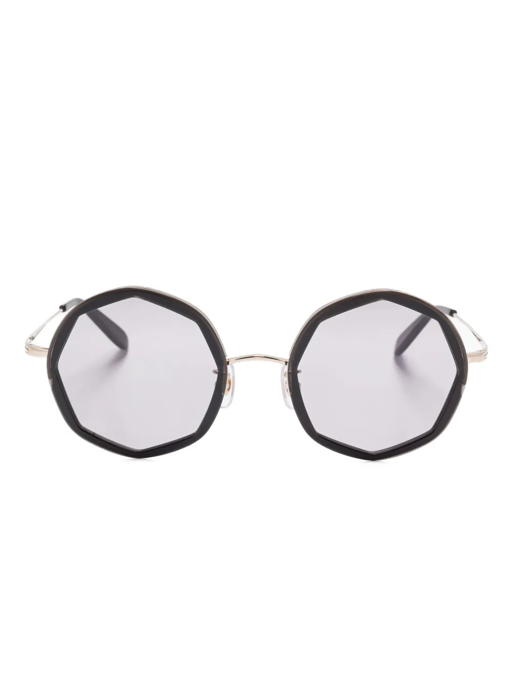 Megane and Me geometric-frame sunglasses - Nero