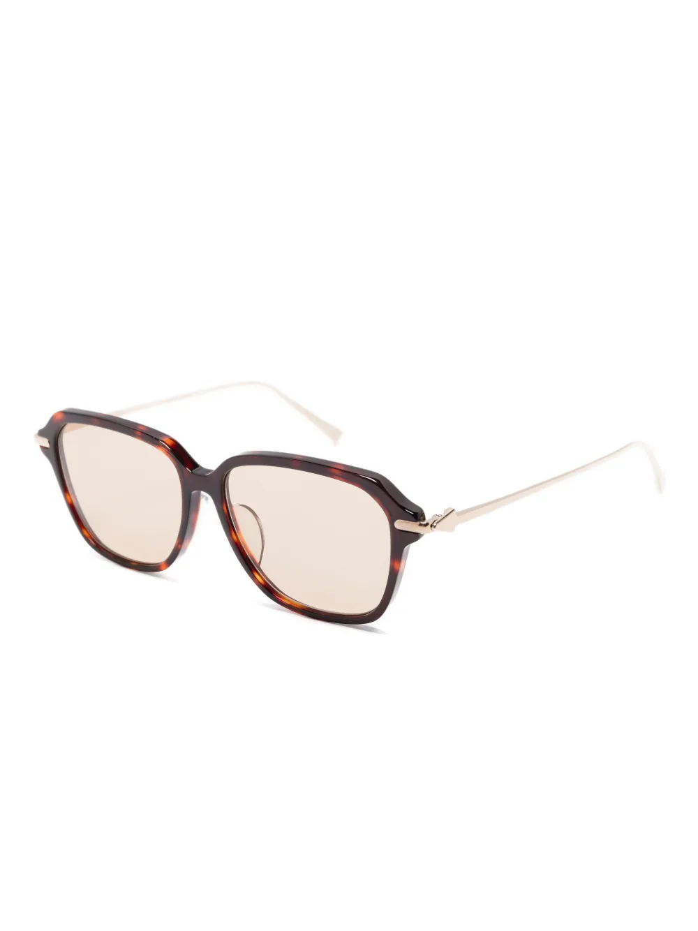 Megane and Me Zonnebril met schildpadschild-effect Bruin