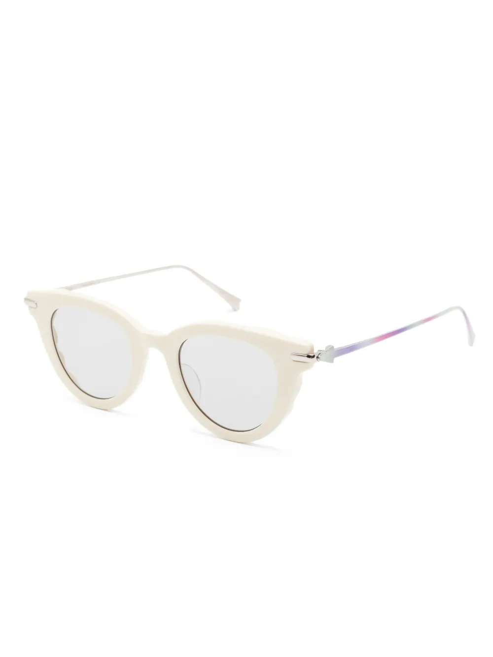 Megane and Me Zonnebril met cat-eye montuur Beige