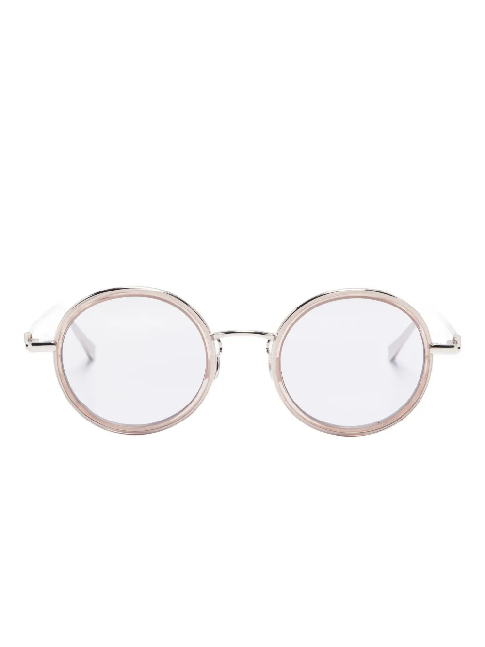 Megane and Me round-frame sunglasses - Argento