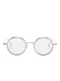 Megane and Me round-frame sunglasses - Silver