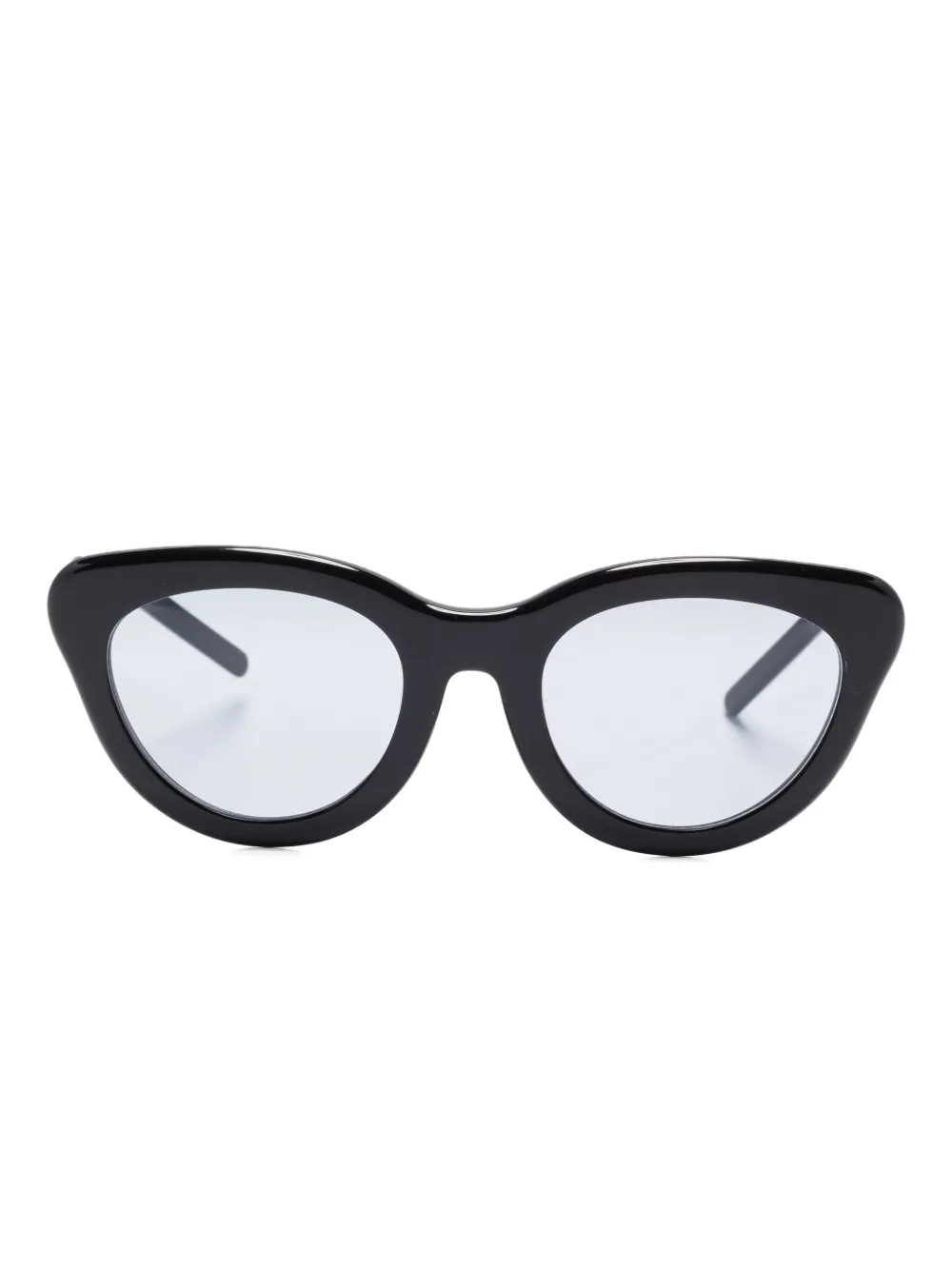 Megane and Me cat-eye zig-zag sunglasses - ブラック Megane and Me cat-eye zig-zag sunglasses - ブラック