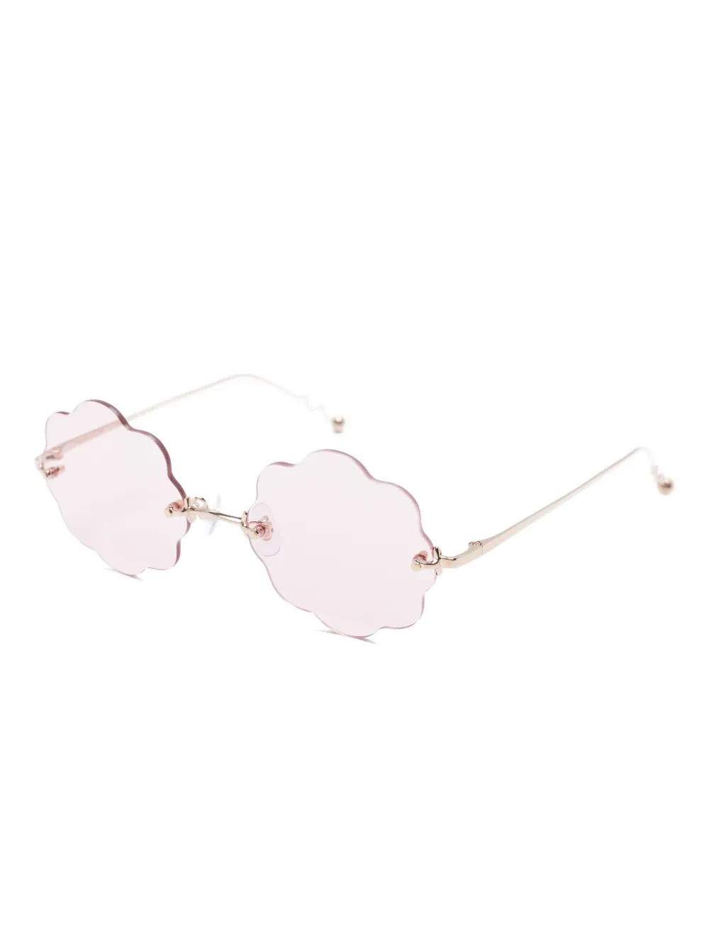 Megane and Me flower-shaped sunglasses Goud
