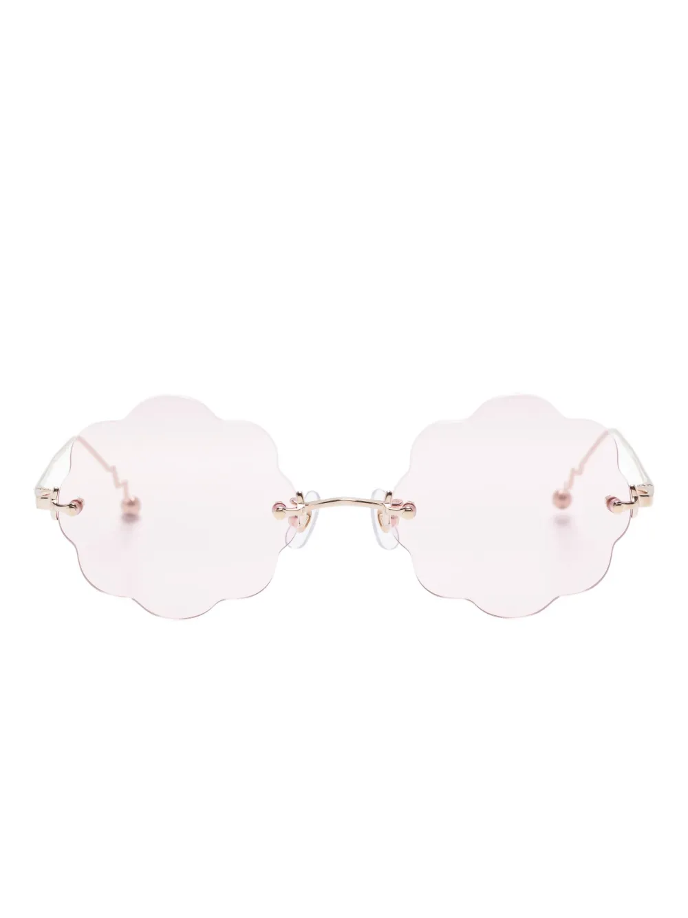 Megane and Me flower-shaped sunglasses Goud