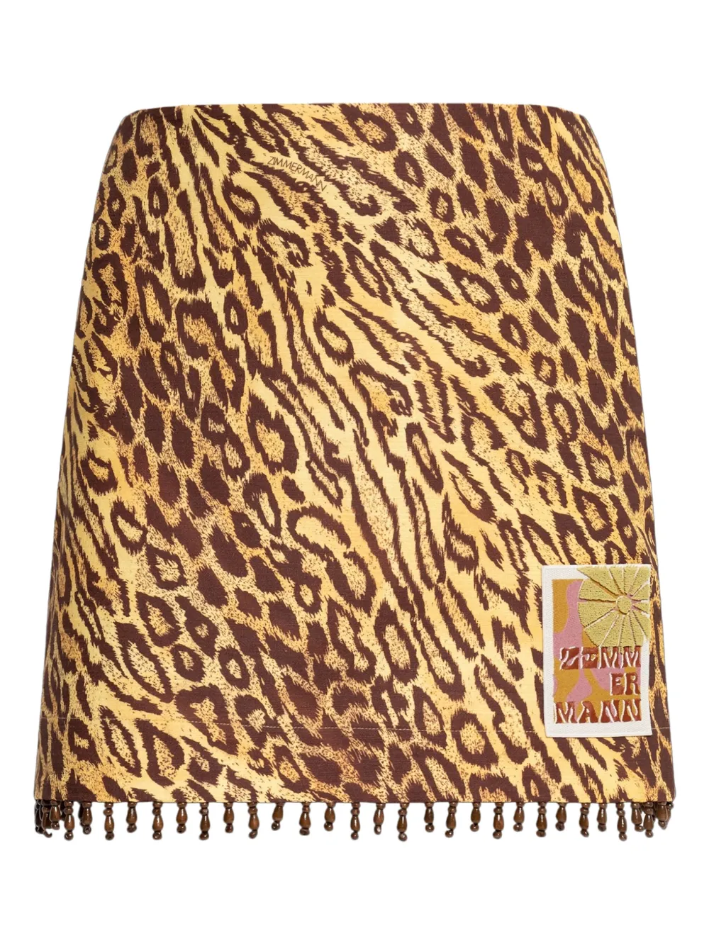 ZIMMERMANN Gonna con perline - Marrone