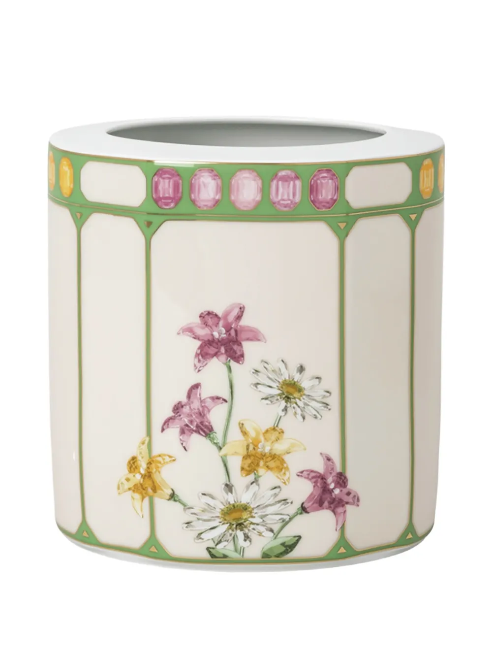 Swarovski x Rosenthal Idyllia floral-print vase (16.1cm) | Vases | Image 2