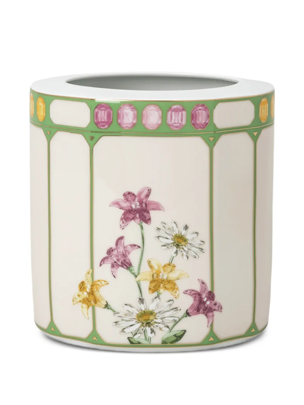 Swarovski x Rosenthal Idyllia floral-print vase (16.1cm) | Vases | Image 2