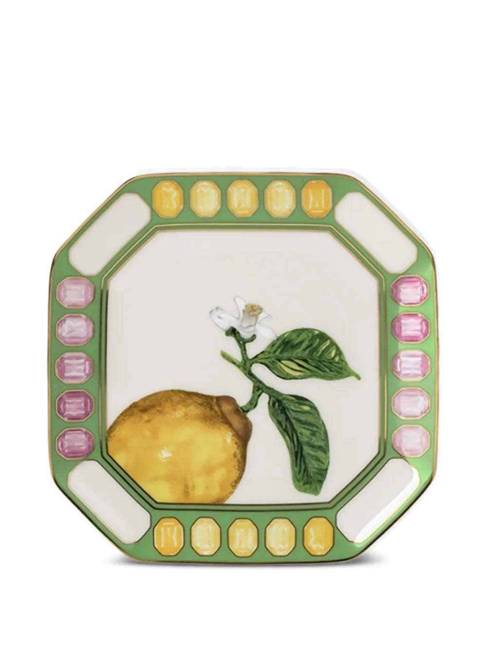 Swarovski x Rosenthal Idyllia lemon-print plate (11cm) | Tableware | Image 2