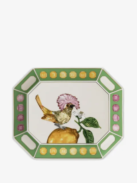 Swarovski x Rosenthal Vassoio Idyllia con stampa (16cm x 20cm)