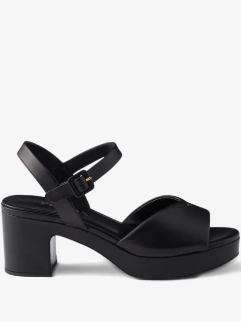 Prada padded nappa leather sandals