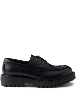 Prada ダービーシューズ | ブラック | FARFETCH JP