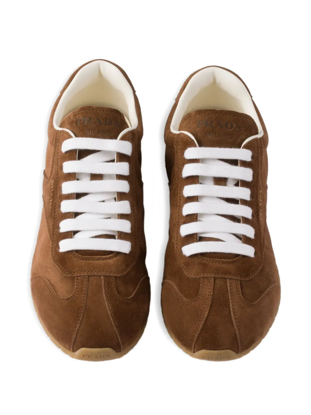 Prada suede sneakers Brown