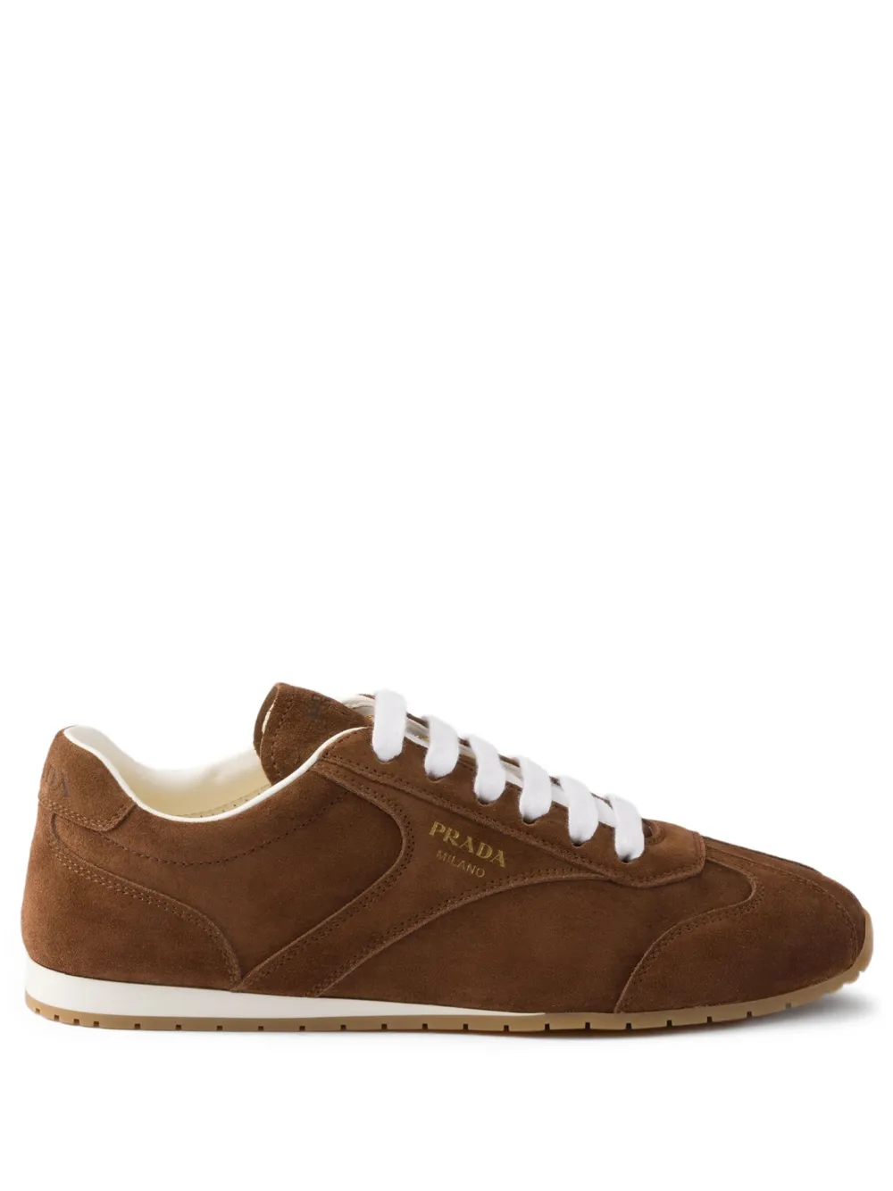 Prada suede sneakers Brown
