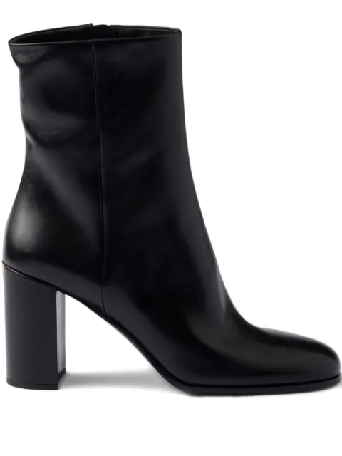 Prada 85mm zip-fastening block-heel boots