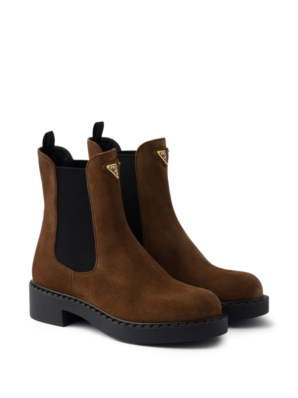 Prada logo-plaque chelsea boots | Chelsea Boots | Image 2