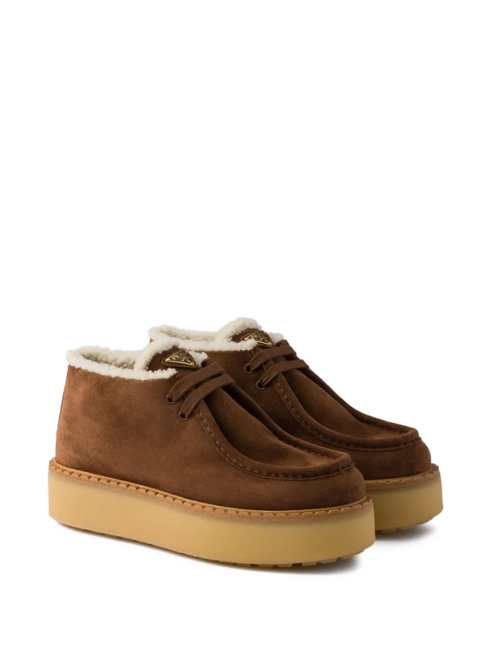 Prada suede platform boots | Ankle Boots | Image 2