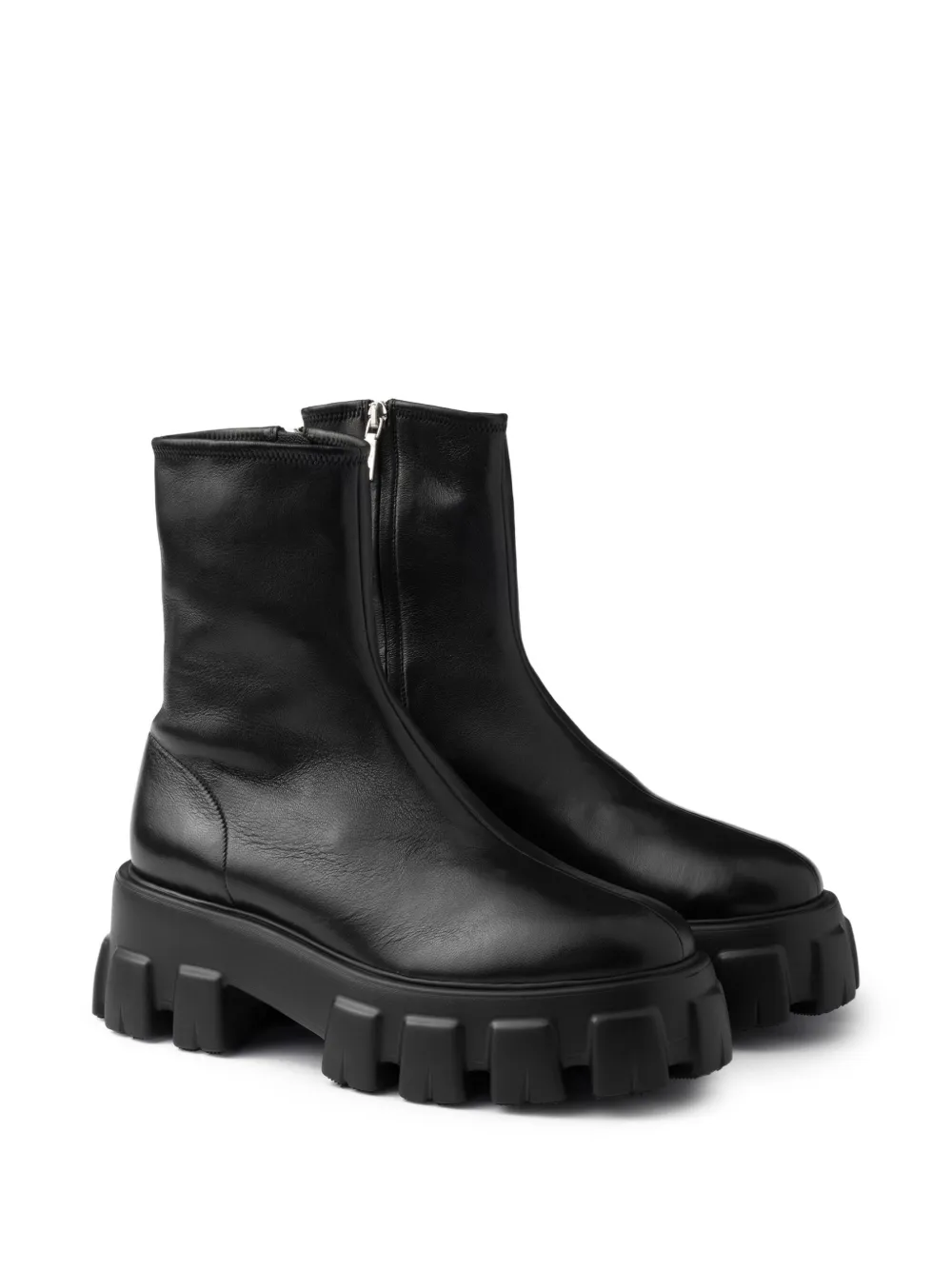 Prada 55mm lug-sole boots | Biker Boots | Image 2