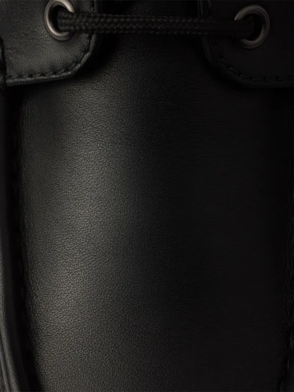 Prada レースアップ ブーツ | ブラック | FARFETCH JP