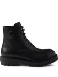 Prada lace-up lug-sole boots - Black