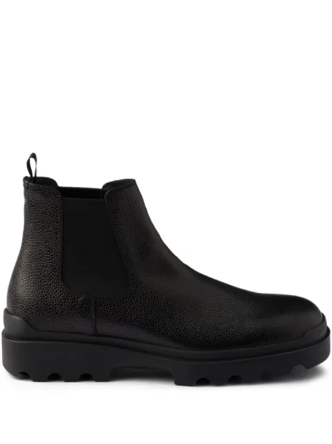 Prada elastic-panelled rubber-sole boots
