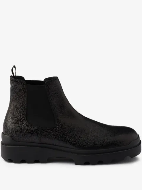 Prada elastic-panelled rubber-sole boots
