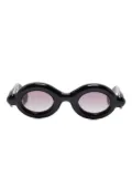 Paloceras Pebble round sunglasses - Black