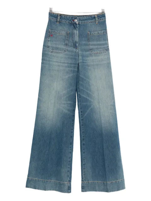 Victoria Beckham faded jeans