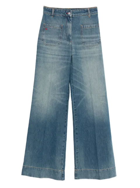 Victoria Beckham faded jeans