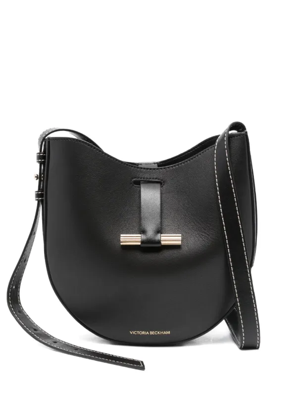 Victoria Beckham half-moon Clasp Bag Black FARFETCH TR