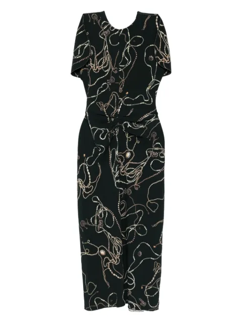 Victoria Beckham printed midi dress