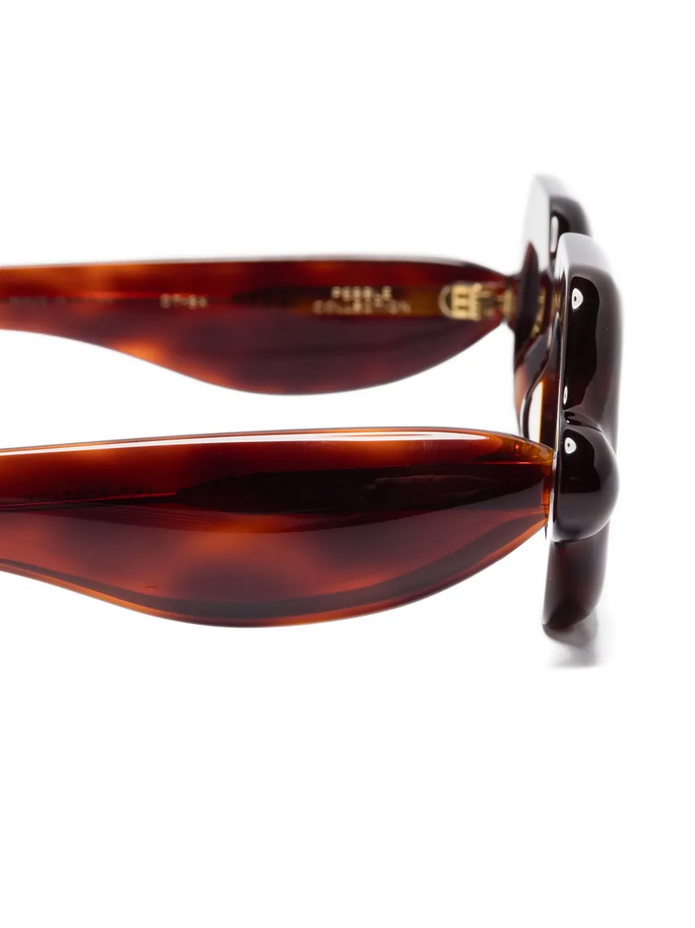 Paloceras Pebble geometric-frame sunglasses Bruin