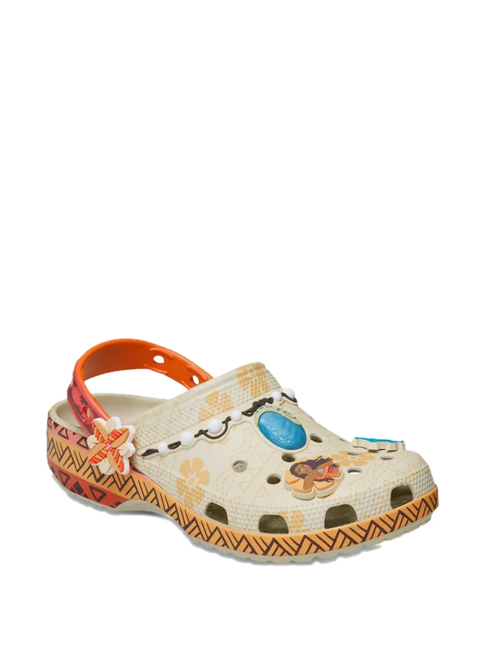 Crocs x Disney Moana Classic klompen Beige