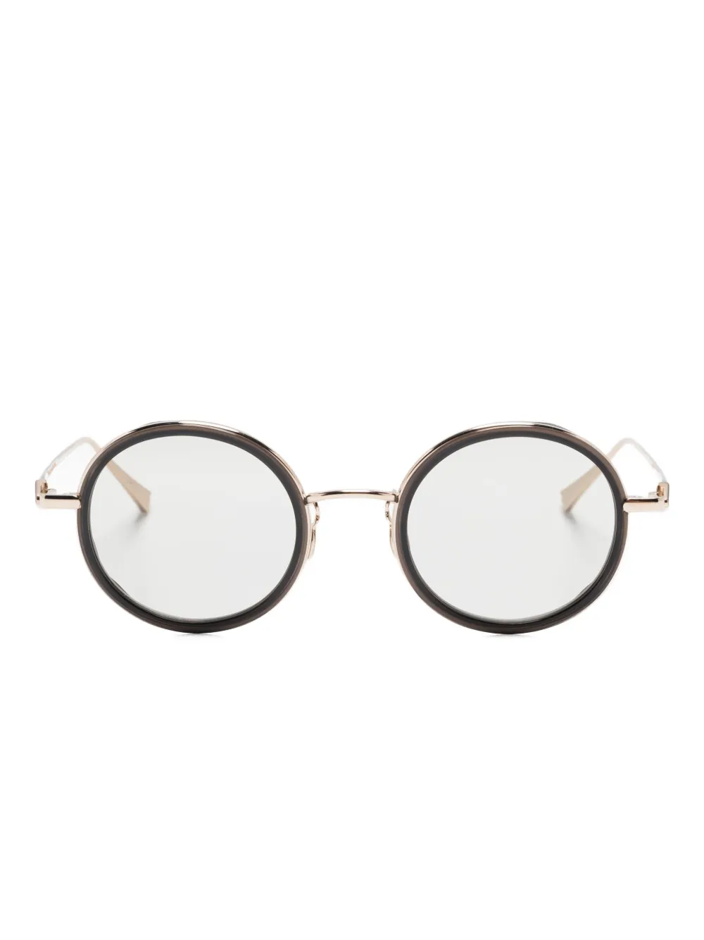 Megane and Me round-frame sunglasses - ブラック Megane and Me round-frame sunglasses - ブラック