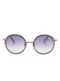 Megane and Me round-frame sunglasses - Black