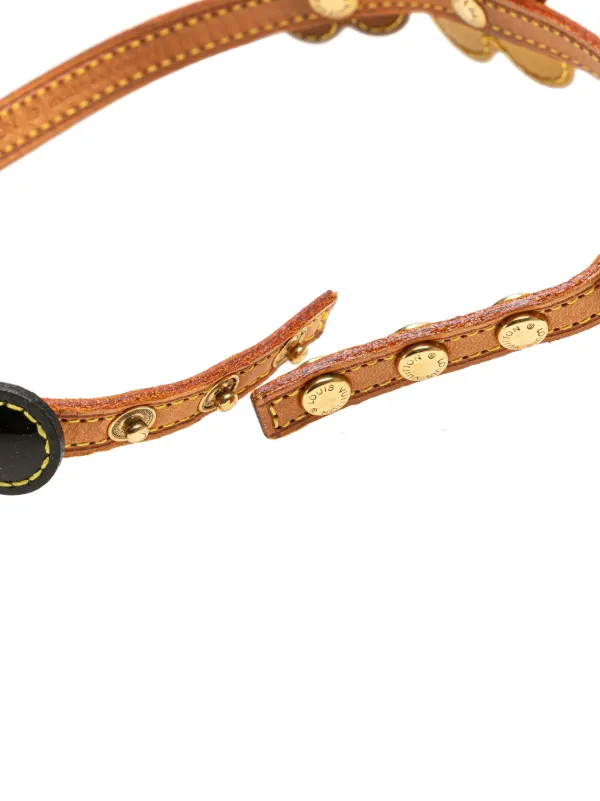 Louis Vuitton Pre-Owned Collar Leather Flower Lexington Choker