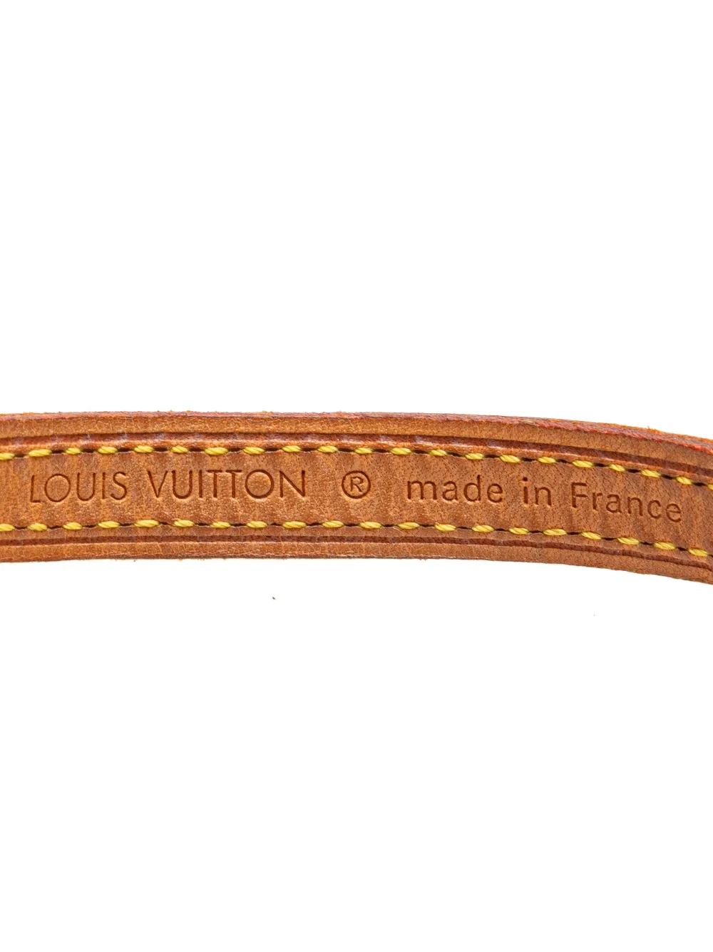 Louis Vuitton Pre-Owned 2002 Leather Flower Lexington Choker costume necklace | Image 2