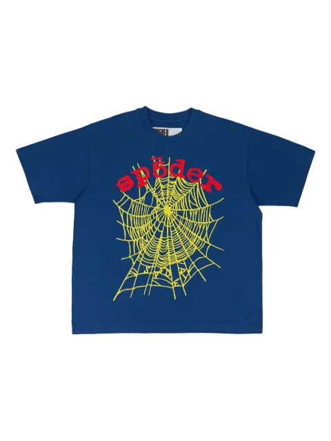 SP5DER spider web logo T-shirt