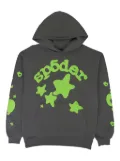 SP5DER star-print hooded sweatshirt - Grey