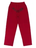 SP5DER elasticated-waist trousers - Red