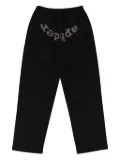 SP5DER embellished drawstring trousers - Black