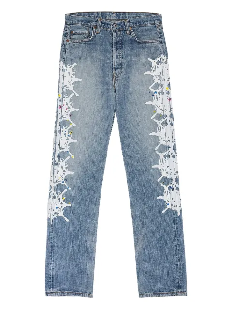 SP5DER web-print jeans