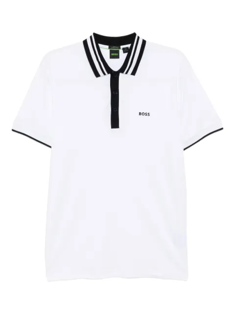 BOSS tipped-collar polo shirt
