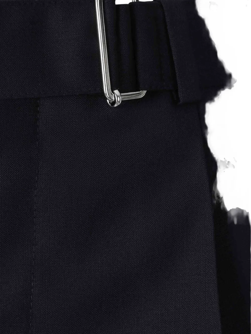 Officine Generale Plooibroek met ceintuur Blauw