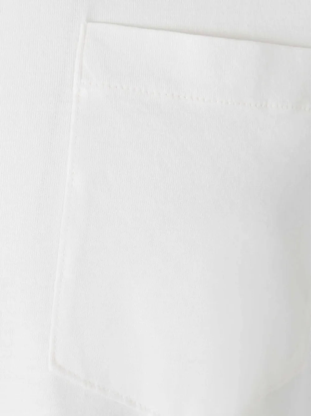 Officine Generale T-shirt met borstzak Beige