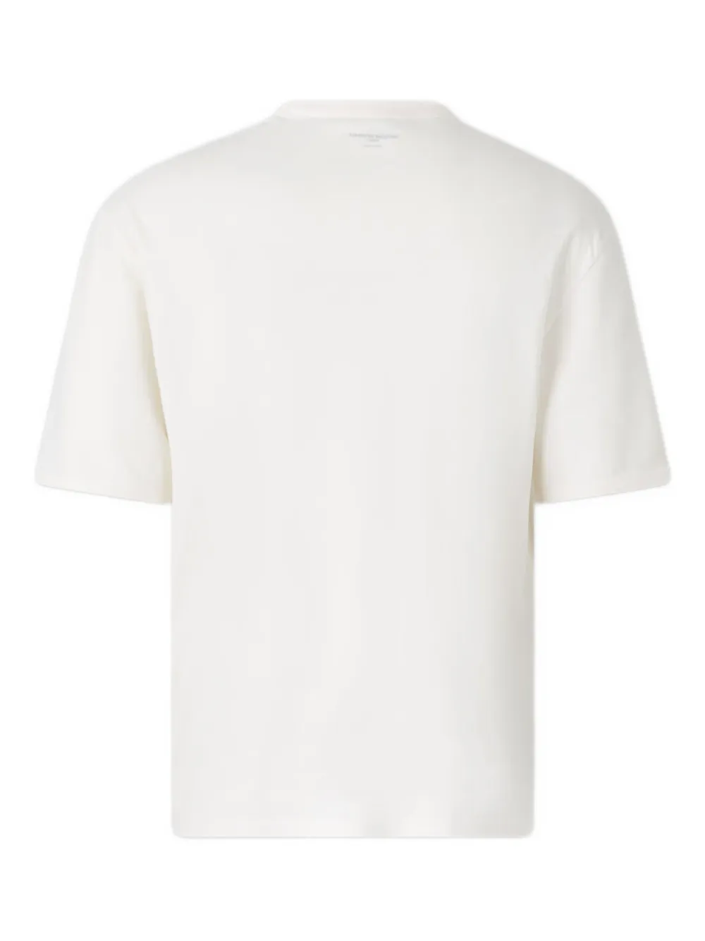 Officine Generale T-shirt met borstzak Beige