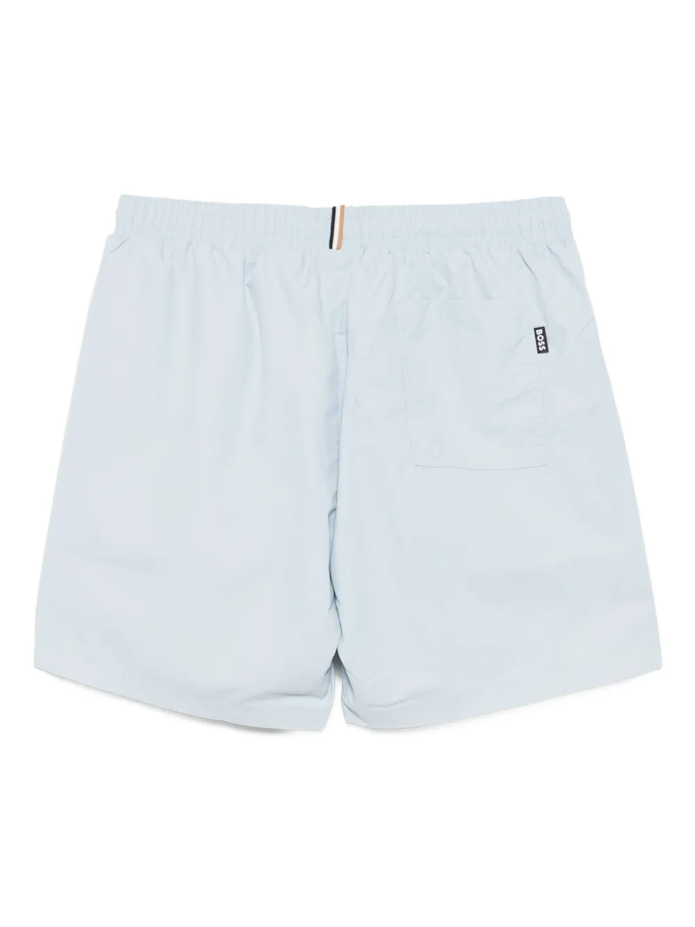 BOSS Zwembroek met logoprint Blauw