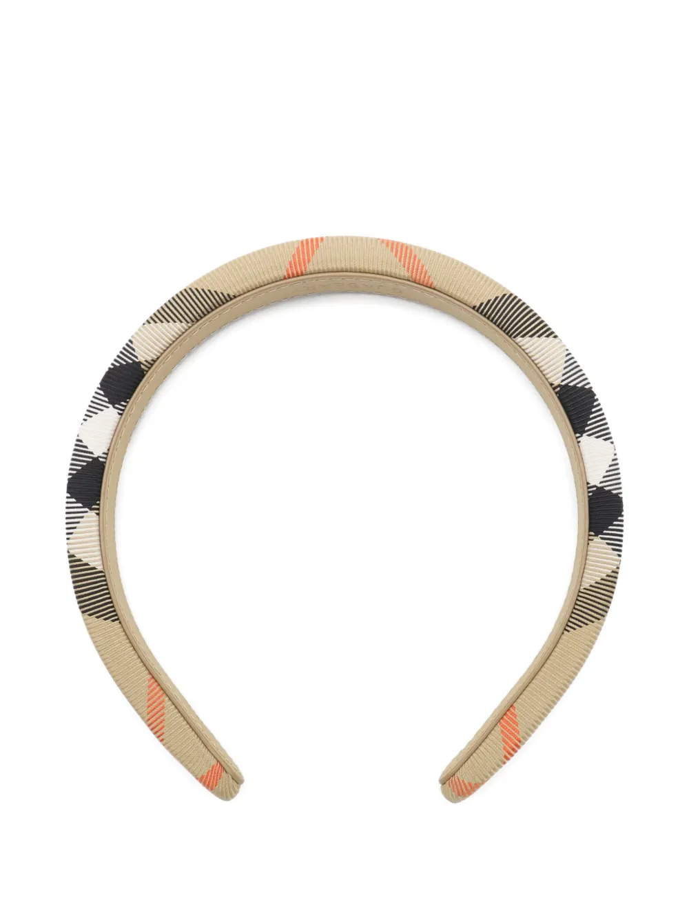 Burberry Kids Geruite haarband Beige