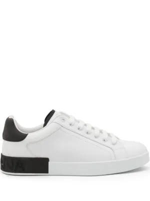 Dolce & Gabbana logo-patch low-top Sneakers | White | FARFETCH