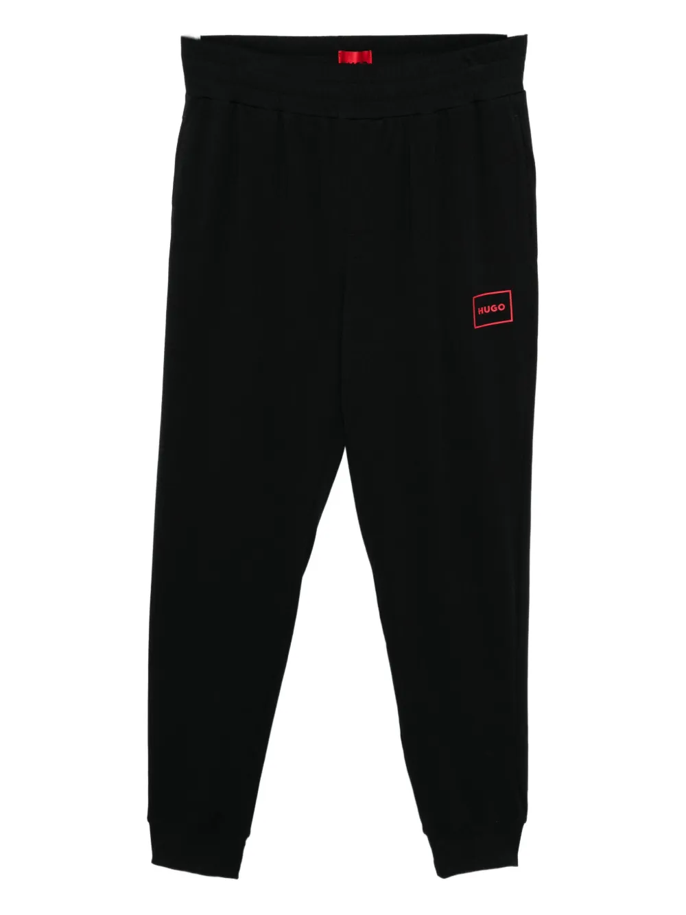 Hugo Boss Logo-printed Track Pants In Black
