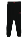 HUGO logo-printed track pants - Black